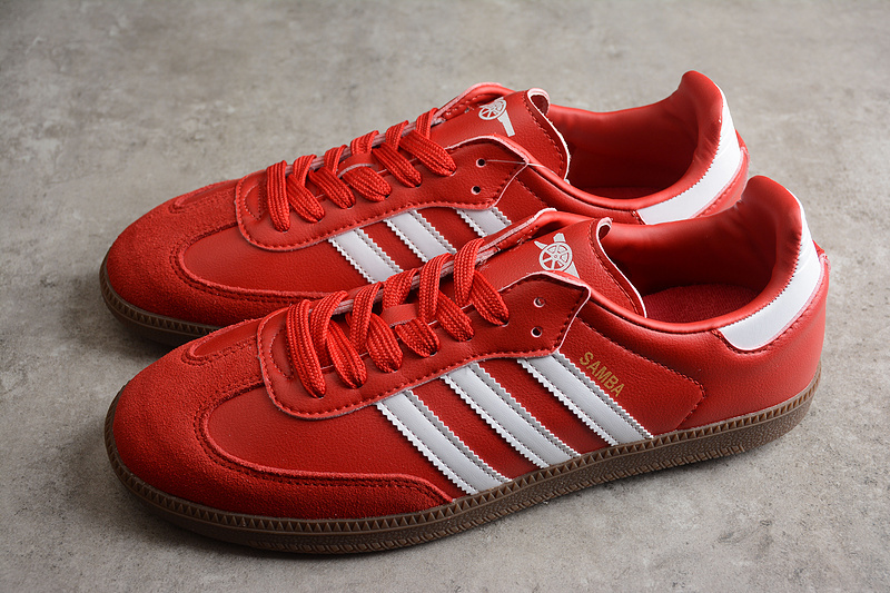 Adidas Samba Arsenal Shoes Team Power Red 2/Cloud White/Gum HQ7033