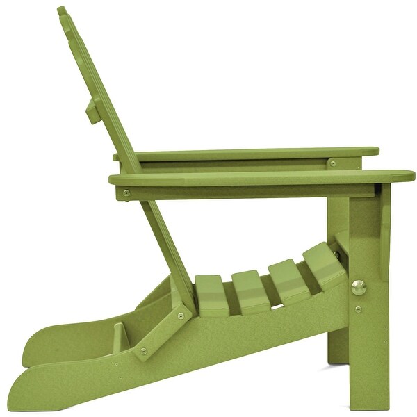 Nelson Recycled Plastic Folding Adirondack Chair by Havenside Home