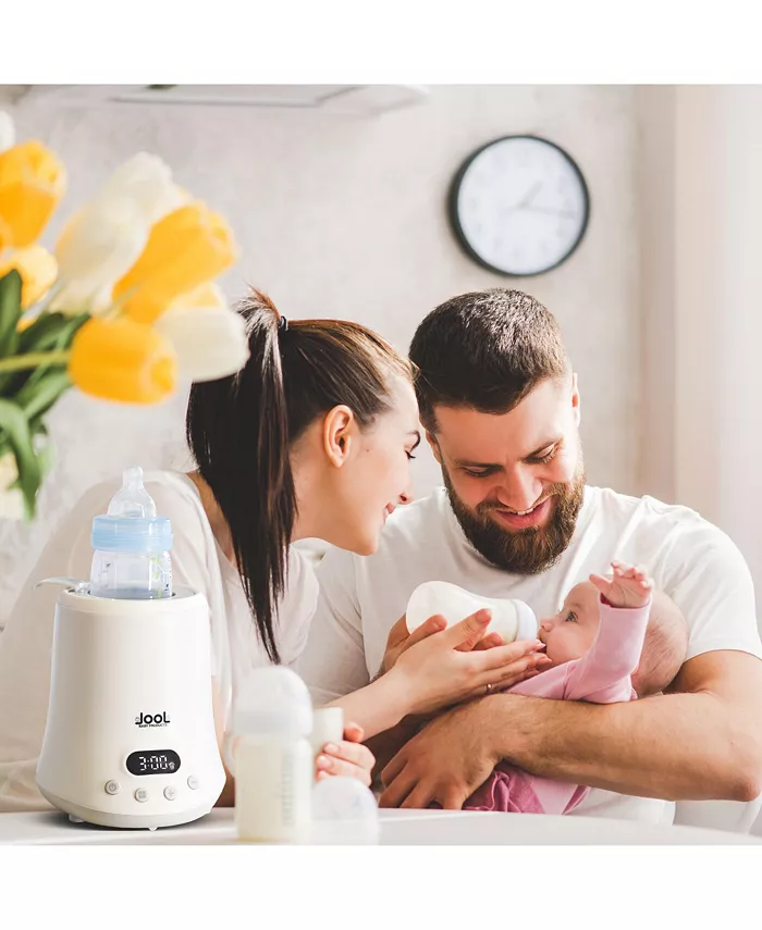 Jool Baby Baby Bottle Warmer - for Milk, Formula, Juice, Quick Heating and Stay Warm Modes, Time Chart
