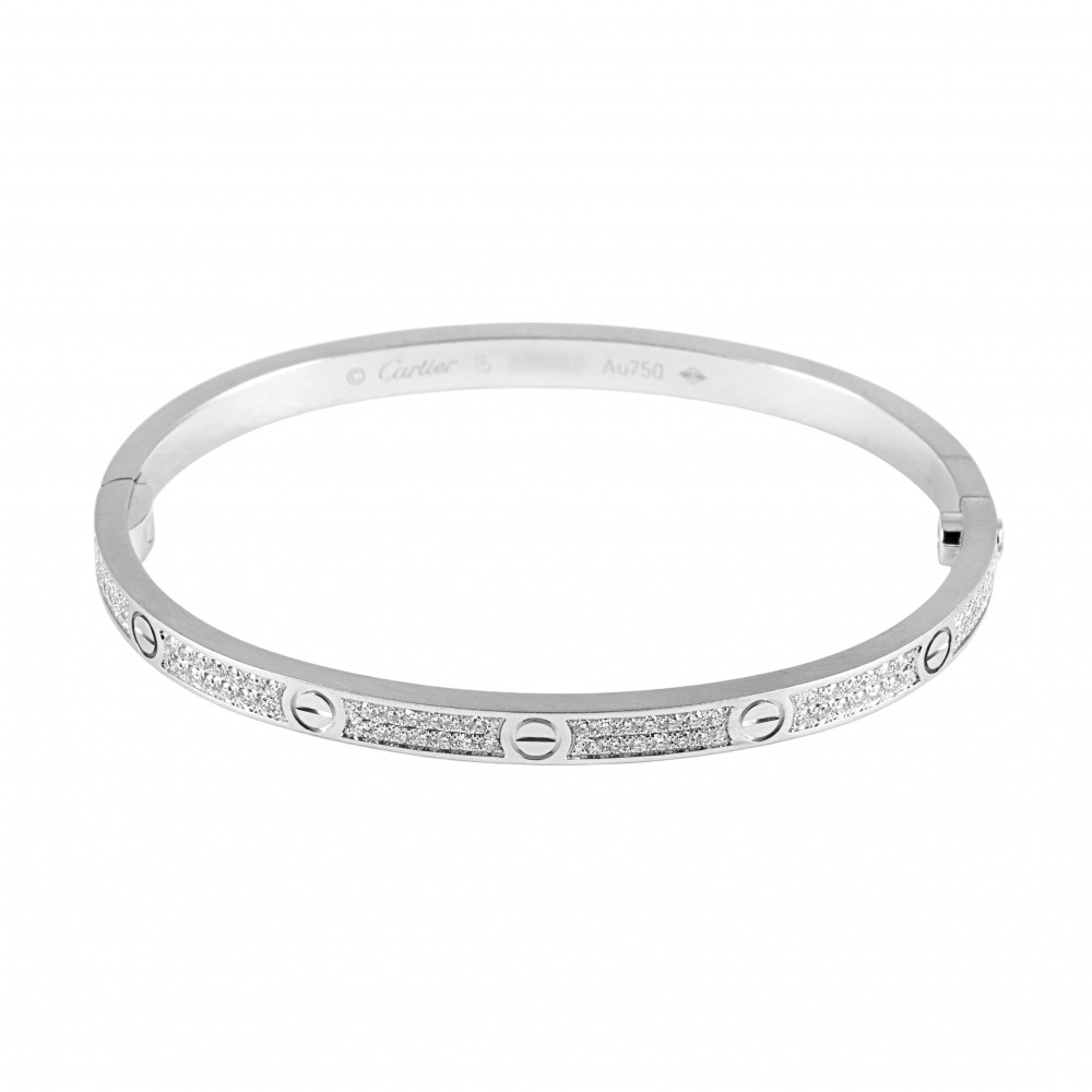Cartier Love Sm Bracelet 18K White Gold Diamond N6710800