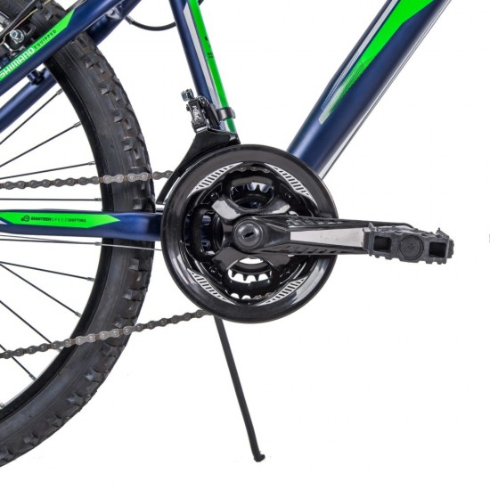 24″ Nighthawk Boys’ Mountain Bike, Blue/Green