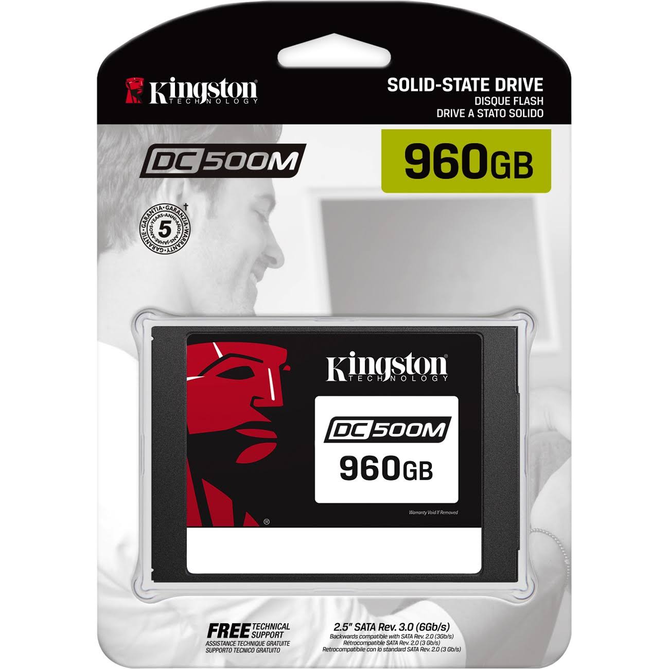 Kingston SEDC500M/960G 960 GB Enterprise SSD DC500M (Mixed-Use)