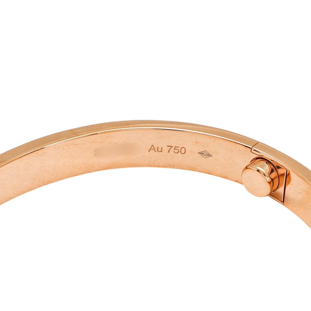 Cartier Love Classic Model Bracelet 18K Rose Gold B6067400
