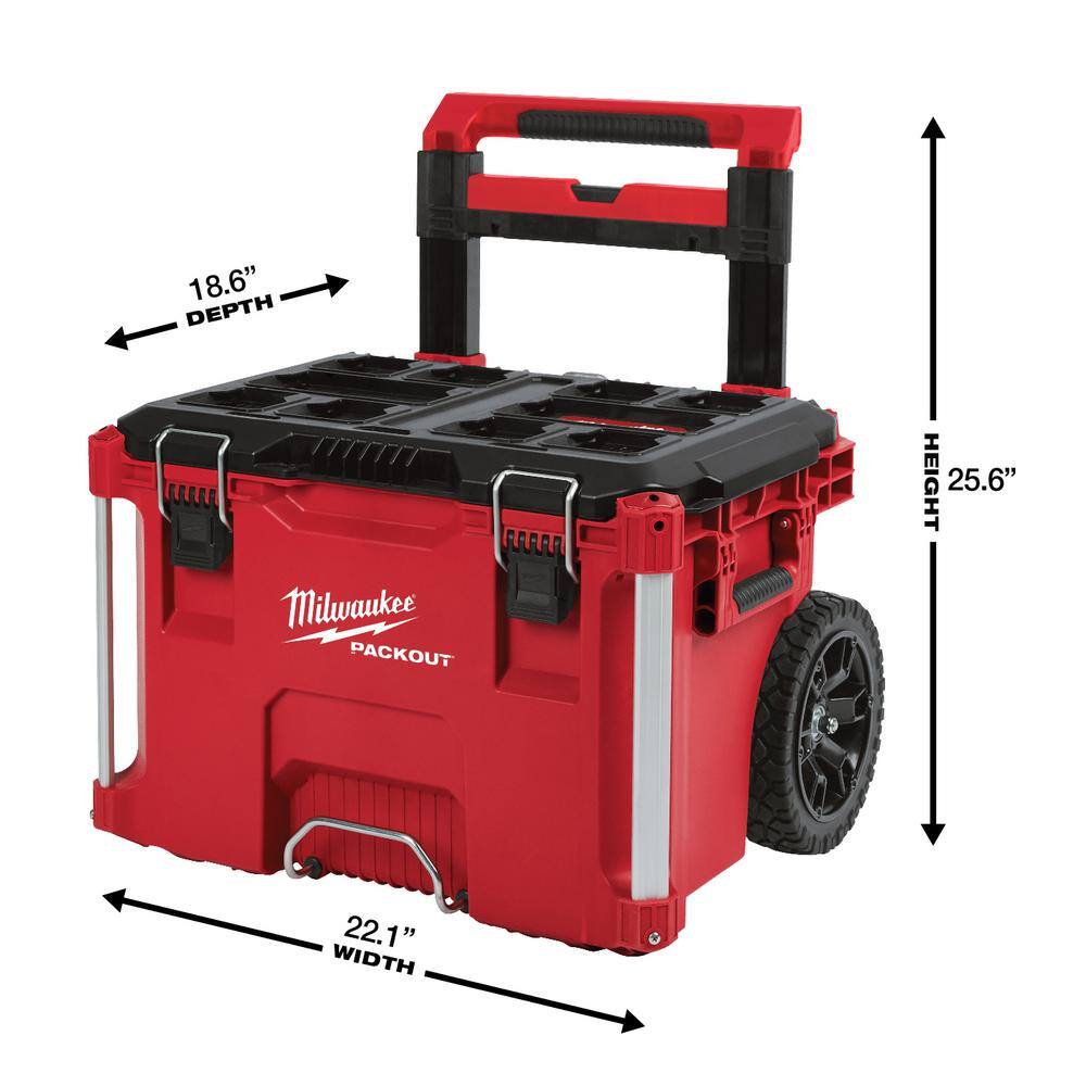 48-22-8426-48-22-8429 Packout Rolling Box and XL Tool Box