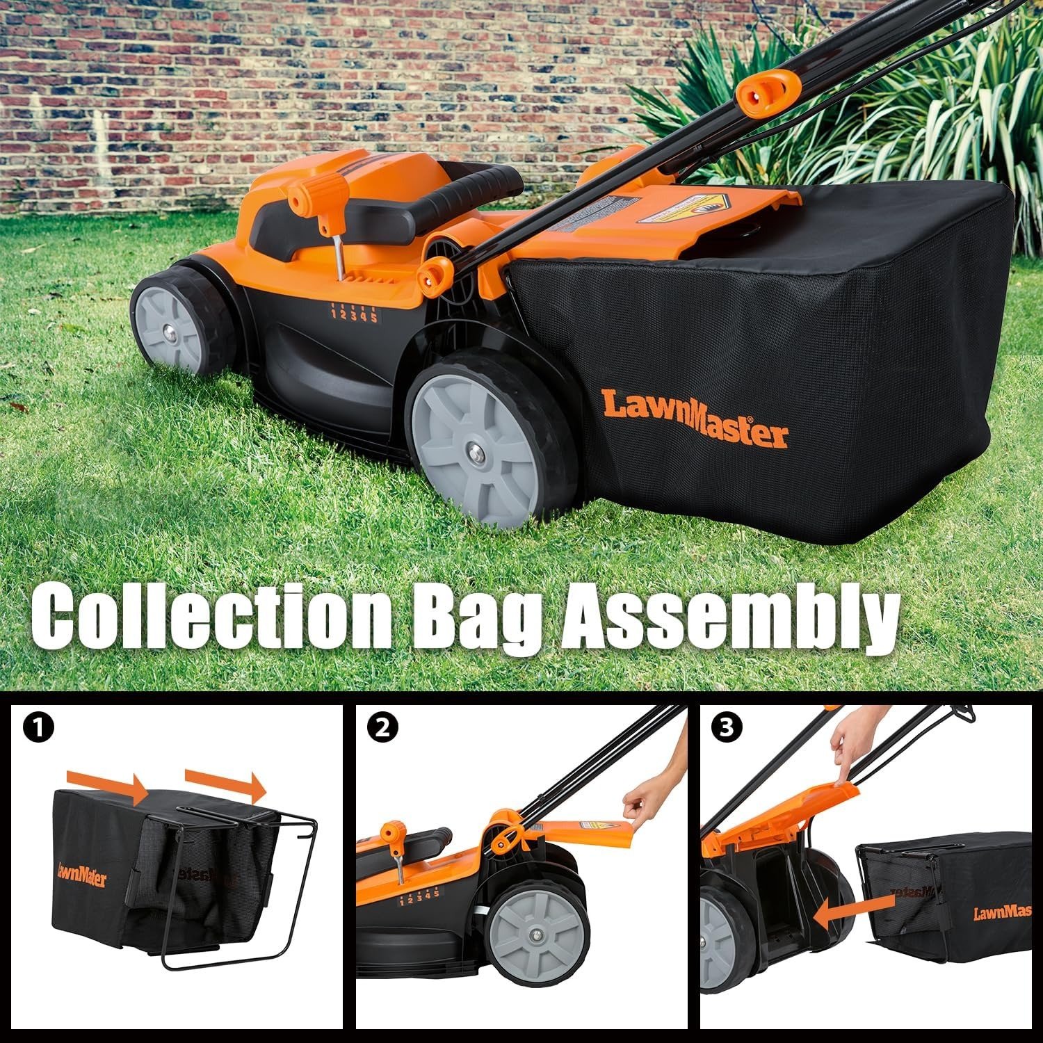 Electric Corded Lawn Mower 15-Inch 11AMP