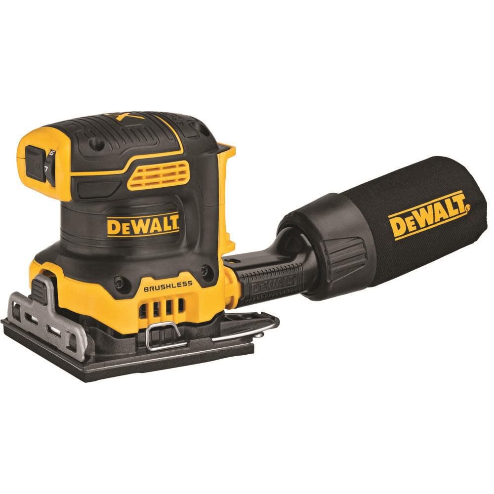 20V MAX XR Brushless Cordless 1/4 Sheet Variable Speed Sander (Tool Only) DCW200B from