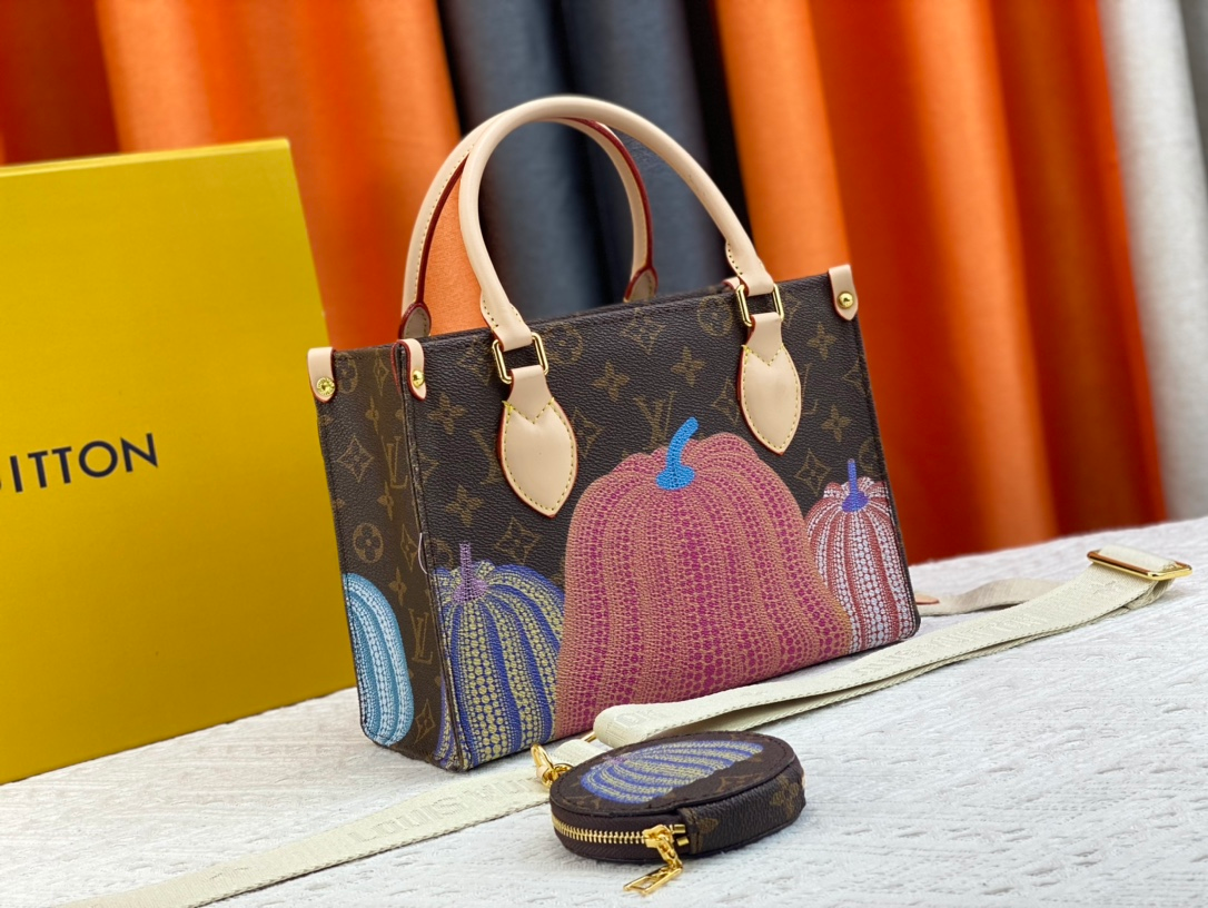 Louis Vuitton X Yayoi Kusam Onthego 25Cm M46466