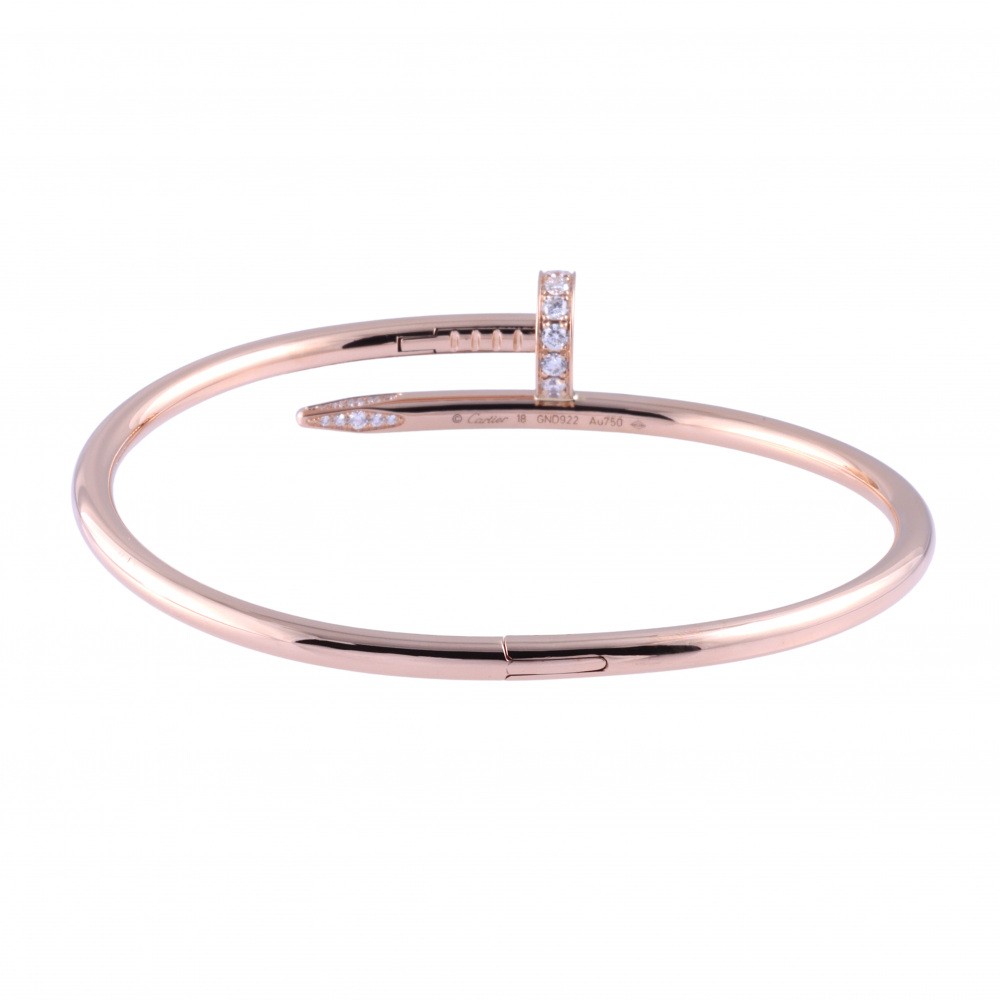 Cartier Juste un Clou Bracelet 18K Rose Gold Diamond B6048500