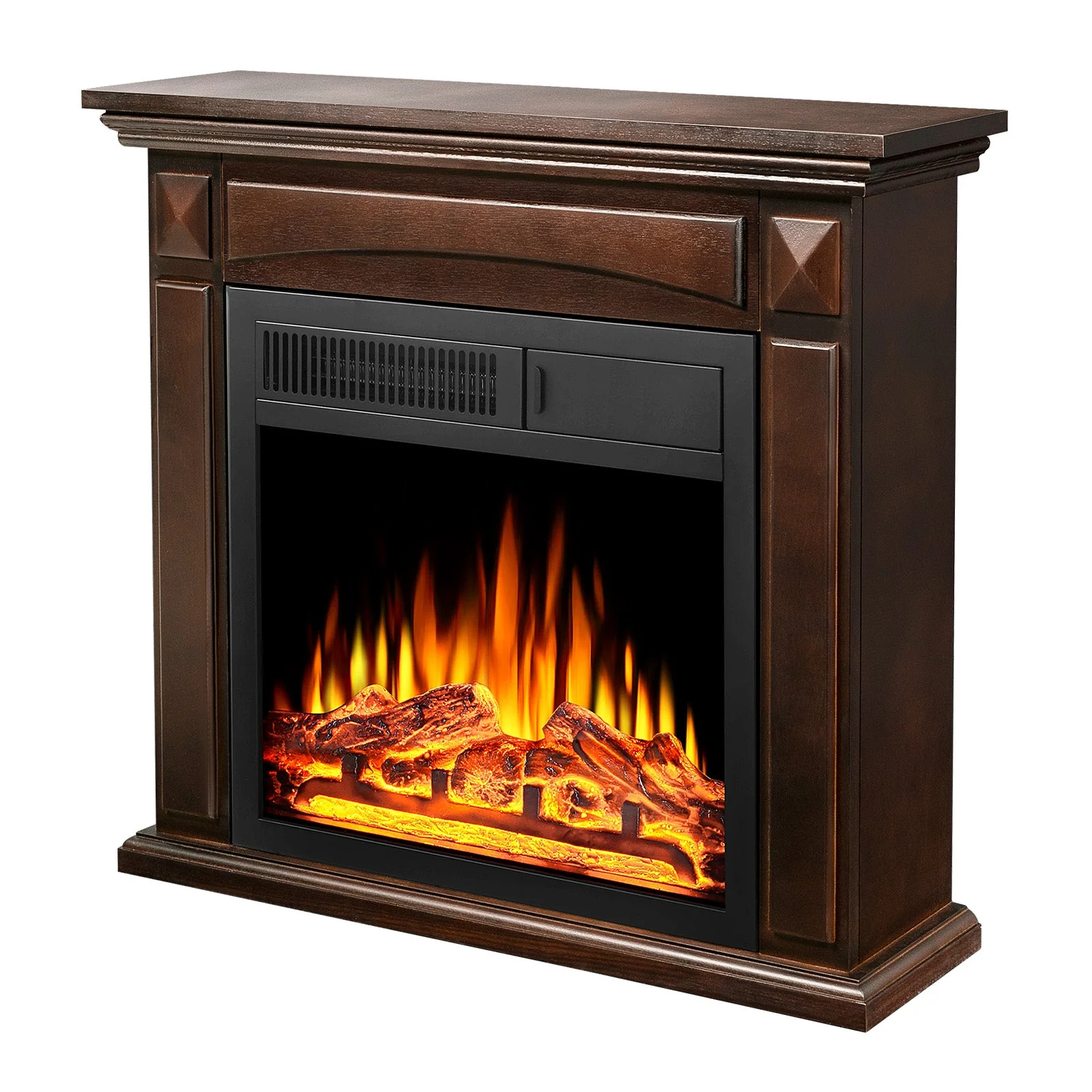 25'' Electric Fireplace with Mantel M1806