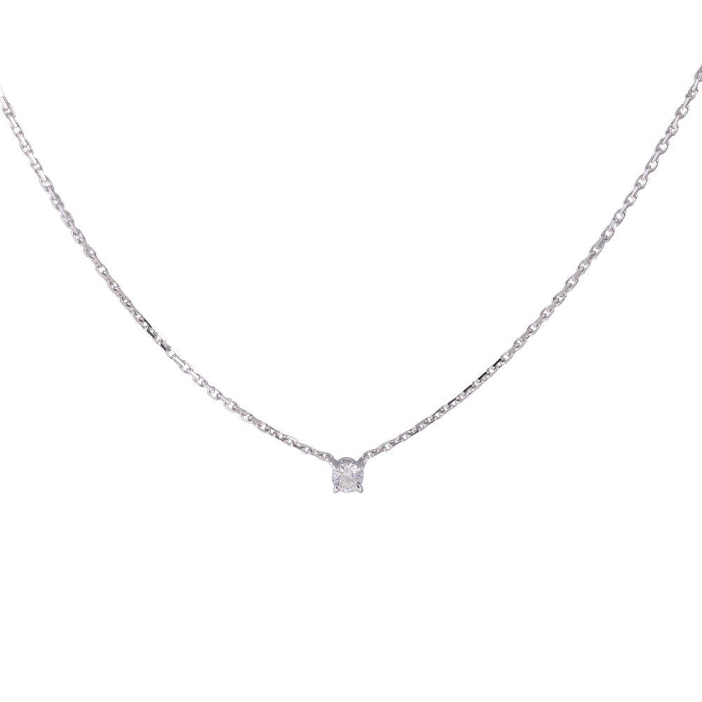 Cartier Love Support Necklace 18K White Gold Diamond N7045600