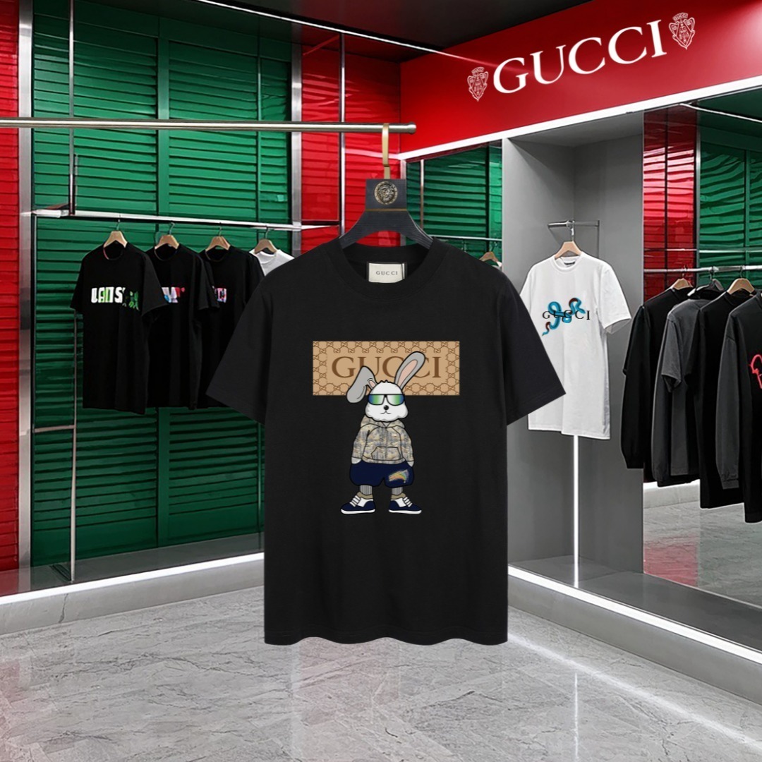 GUCCI High-Quality Crew Neck Short-Sleeve T-Shirt - cnluxepick