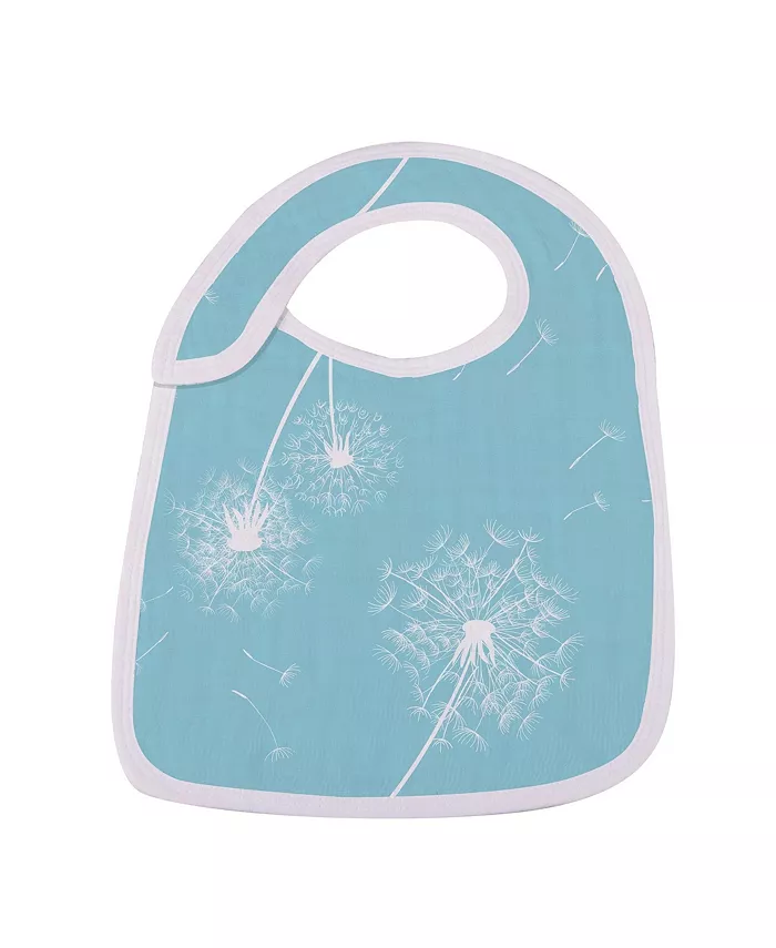 Newcastle Classics Dandelions 100% Soft Cotton 3 Pack Snap Bibs 12