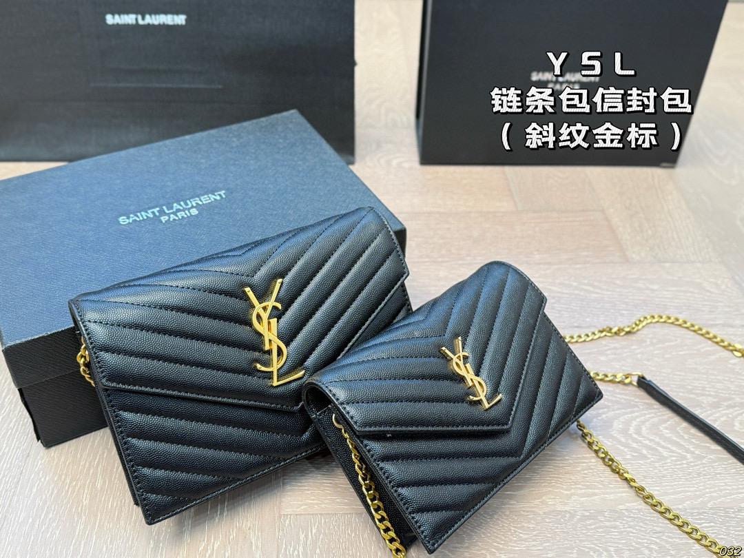 YSL envelope chain crossbody bag - cnluxepick
