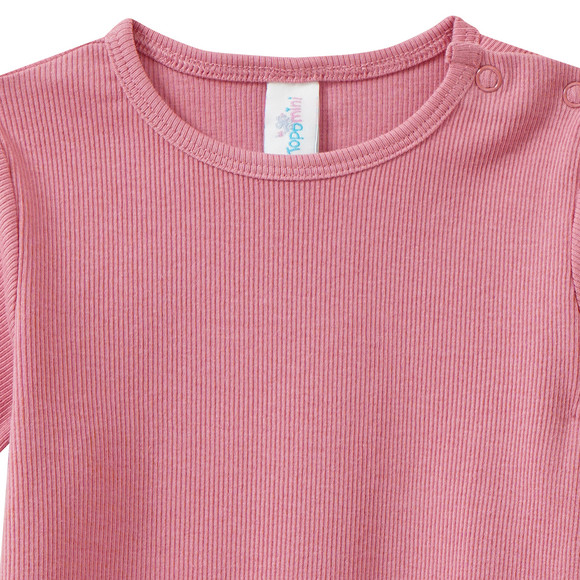 Topomini Baby T-Shirt mit Rippstruktur