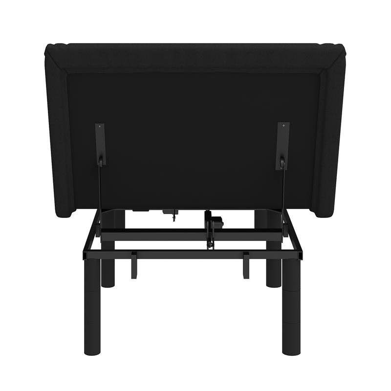 Pemberly Row Metal Twin XL Wireless Adjustable Bed Base in Dark Gray/Black - PR-4753-2111504