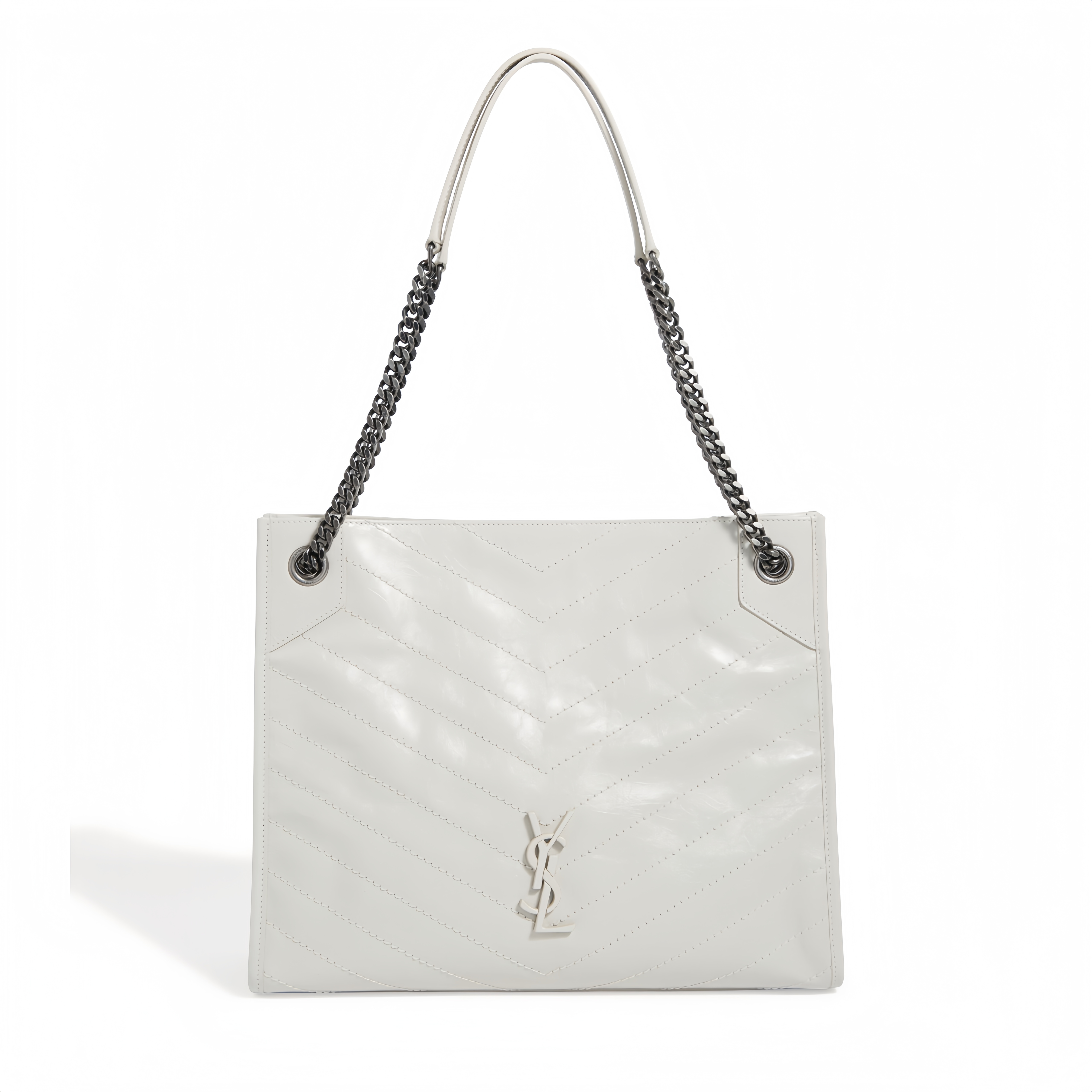 Saint Laurent Medium Niki Shopping Bag White 32Cm