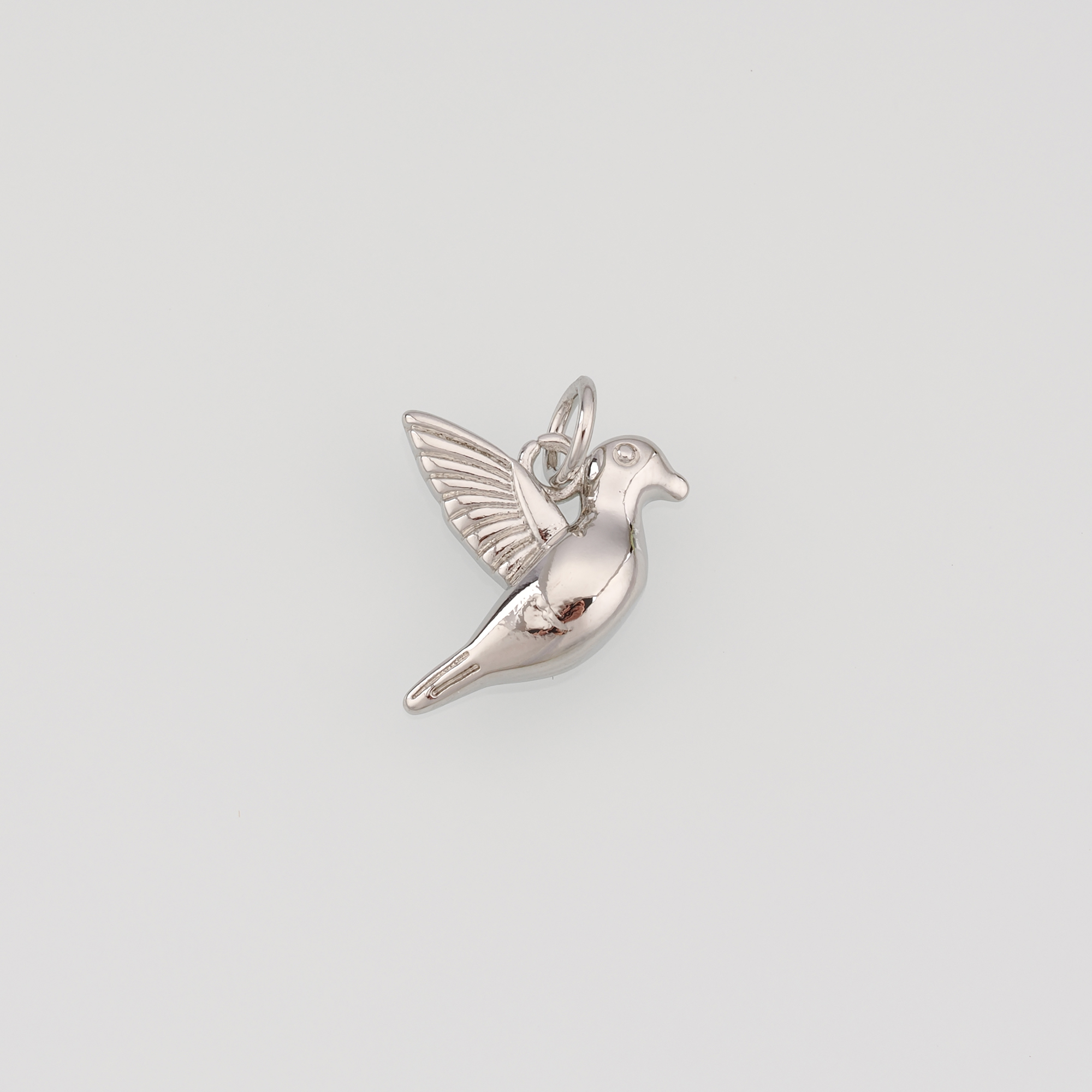 18K Gold Filled Bird Pendant,Bird Charm Earrings Necklace for DIY Jewelry Making Supply