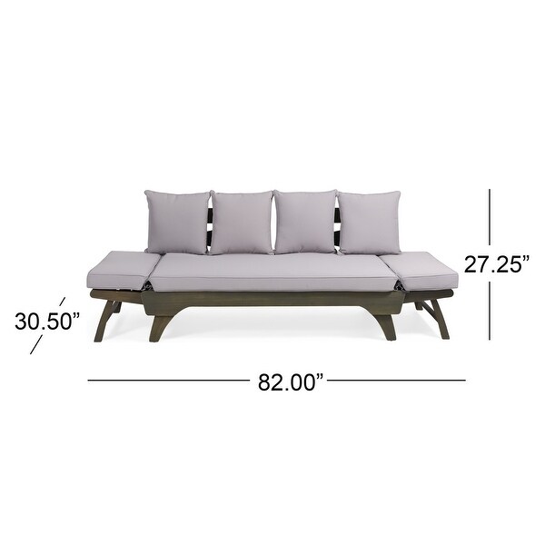 Serene Acacia Expandable Daybed by Christopher Knight Home