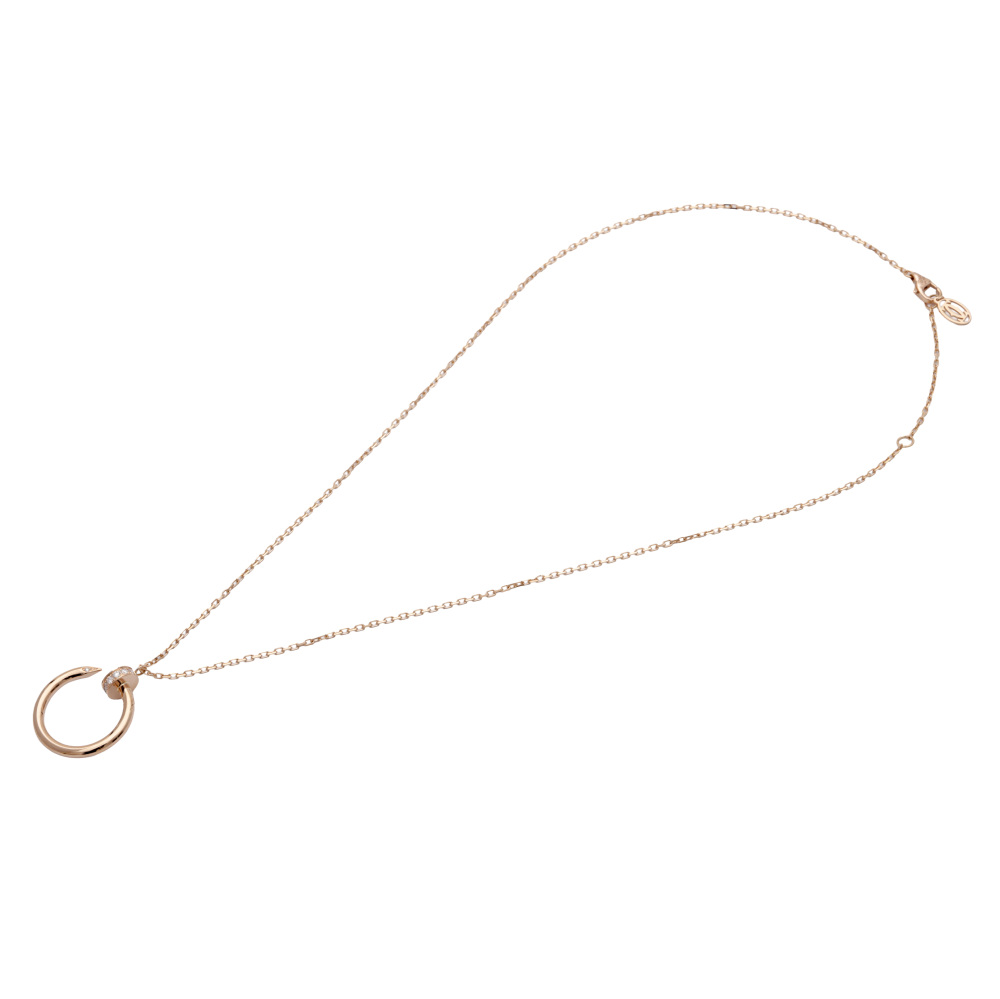 Cartier Juste un Clou Necklace 18K Rose Gold Diamond B7224513