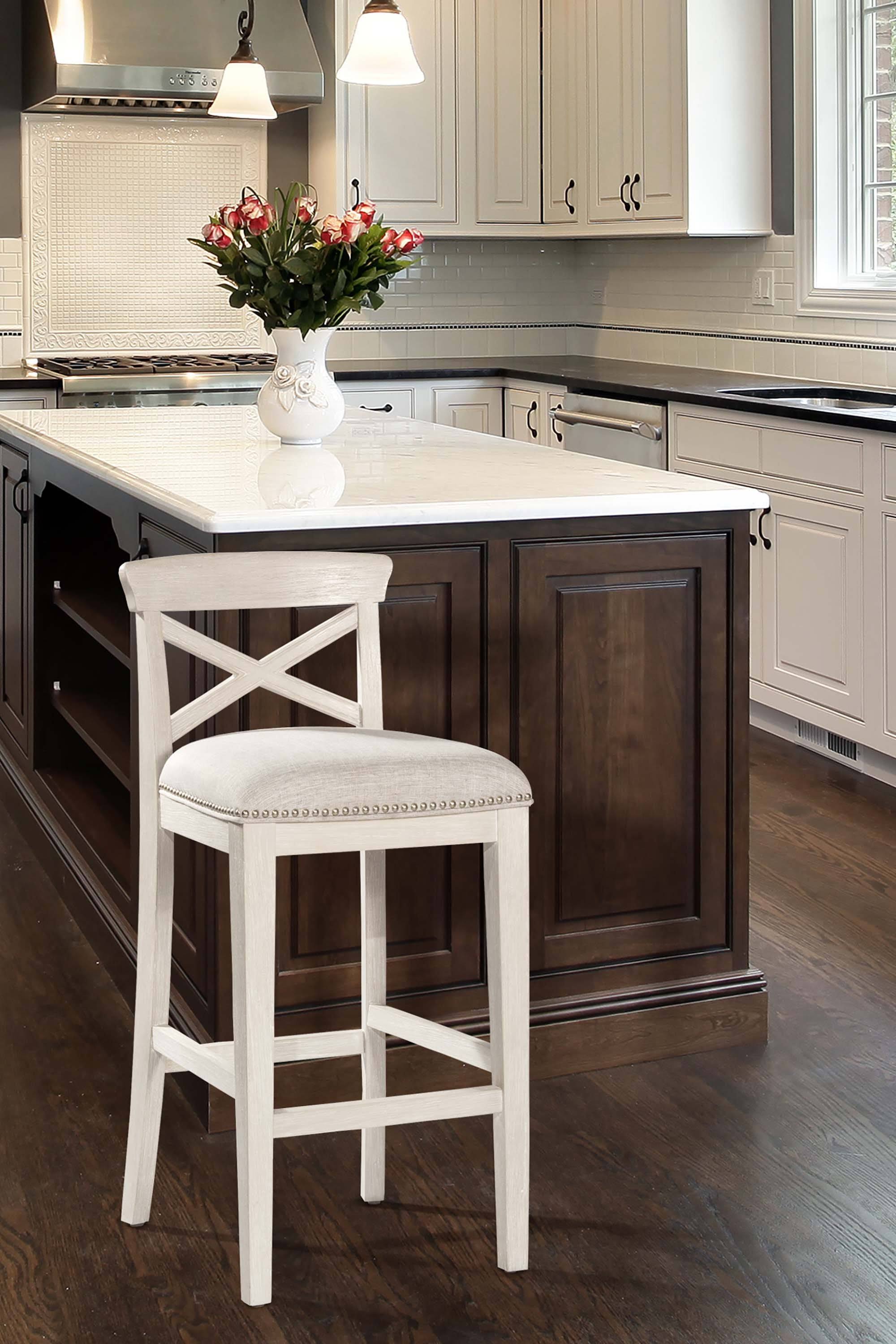 Hillsdale Furniture Bayview Non-Swivel Bar Stool - Set of 2
