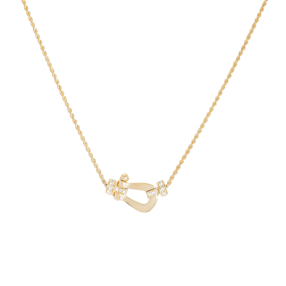 FRED Force 10 Necklace 18K Yellow Gold Diamond 7B0236