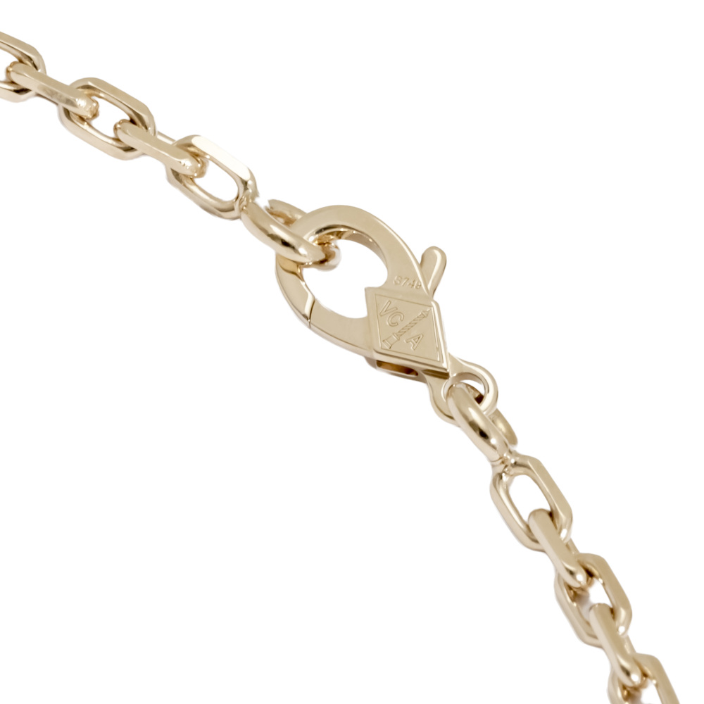 Van Cleef & Arpels Lucky Alhambra 4 Motifs Bracelet 18K Yellow Gold VCARD79600