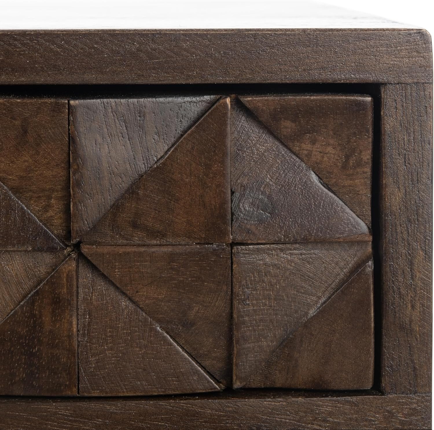 Home Office Modern Walnut Brown 1-drawer Desk