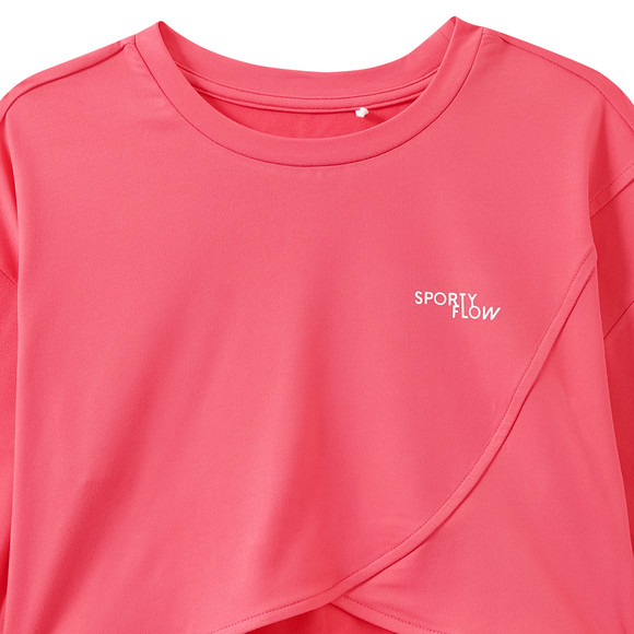Yigga Mädchen Sport-Shirt im Lagen-Look