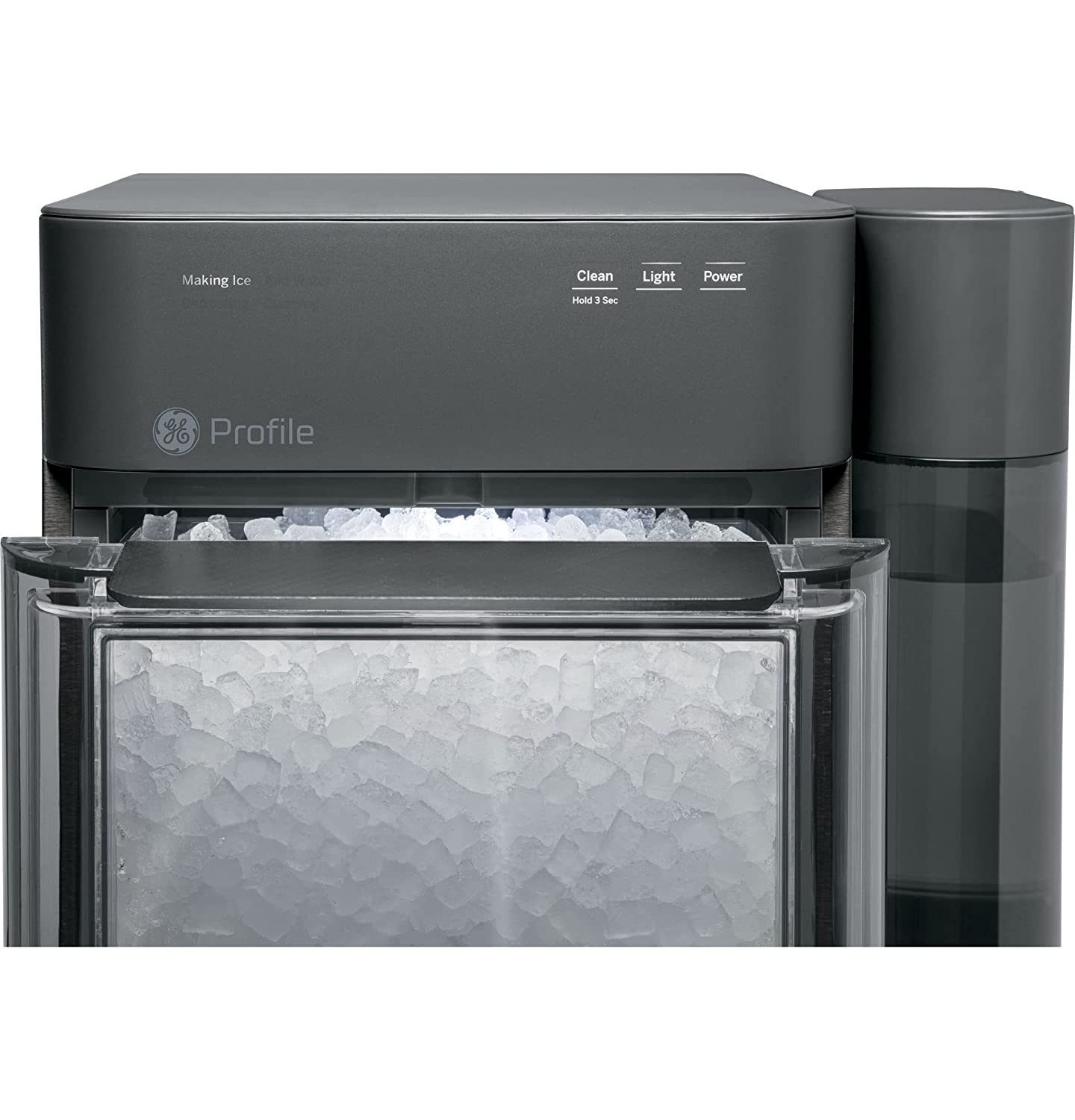 2026 GE Profile Opal 2.0 | Countertop Nugget Ice Maker | Ice Machine with WiFi Connectivity | Smart Home Kitchen Essentials | Black Stainless