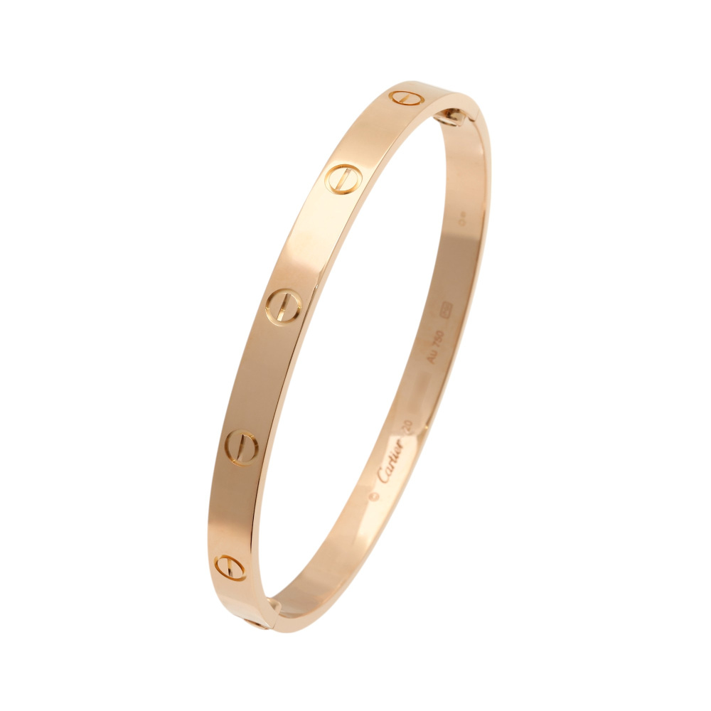 Cartier Love Classic Model Bracelet 18K Rose Gold B6079900