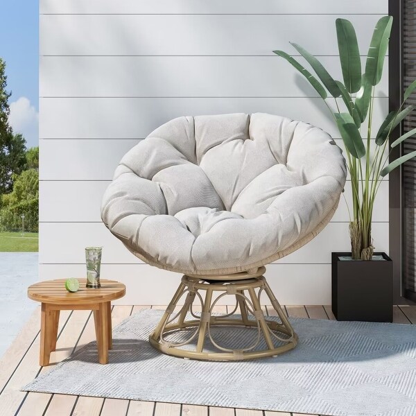Modern Chair with Tufted Cushion ,Swivel Function