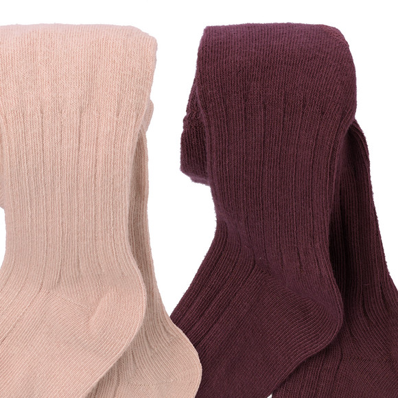 Topomini Pure Collection 2 Baby Strumpfhosen mit Rippstruktur