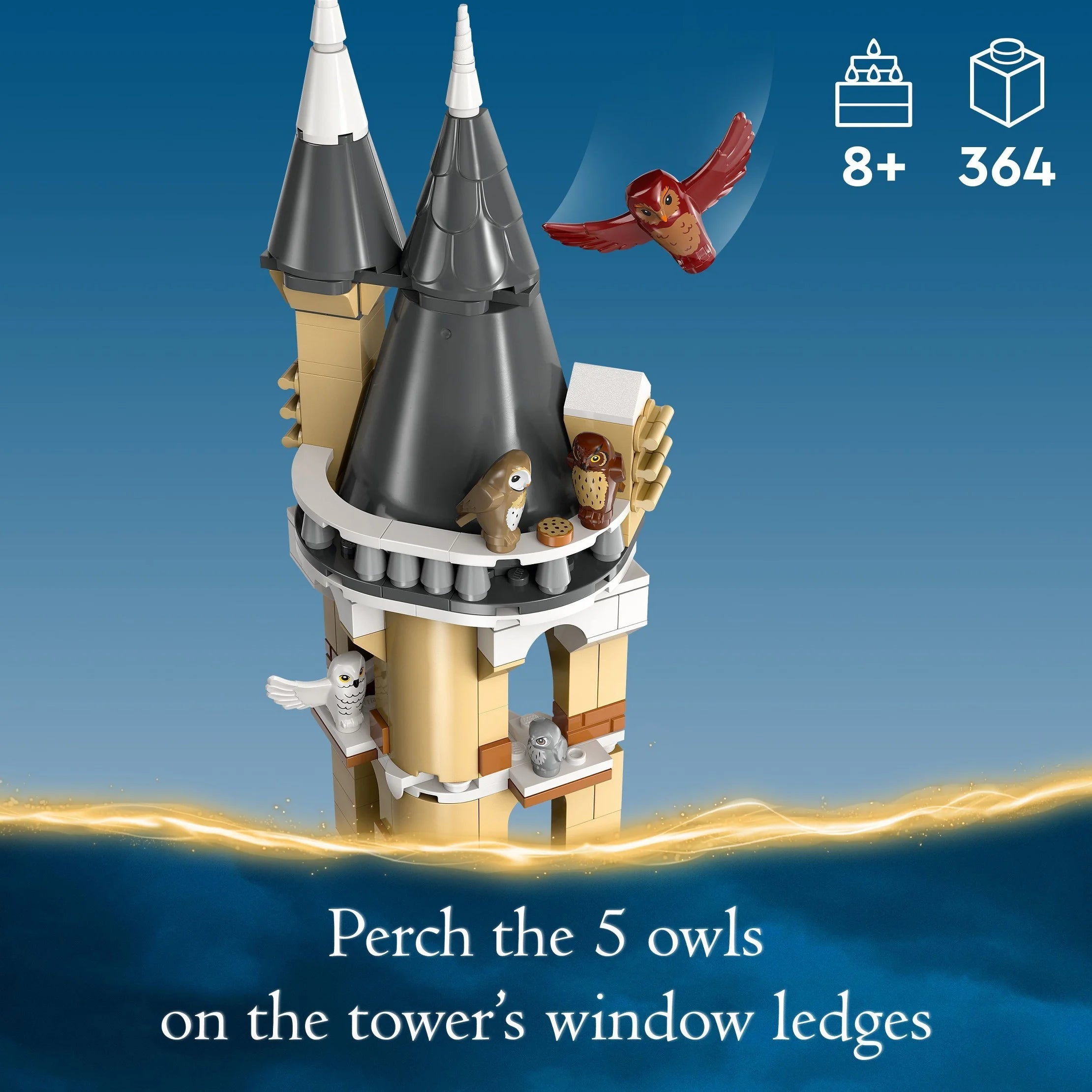 Harry Potter Hogwarts Castle Owlery Building Toy 76430