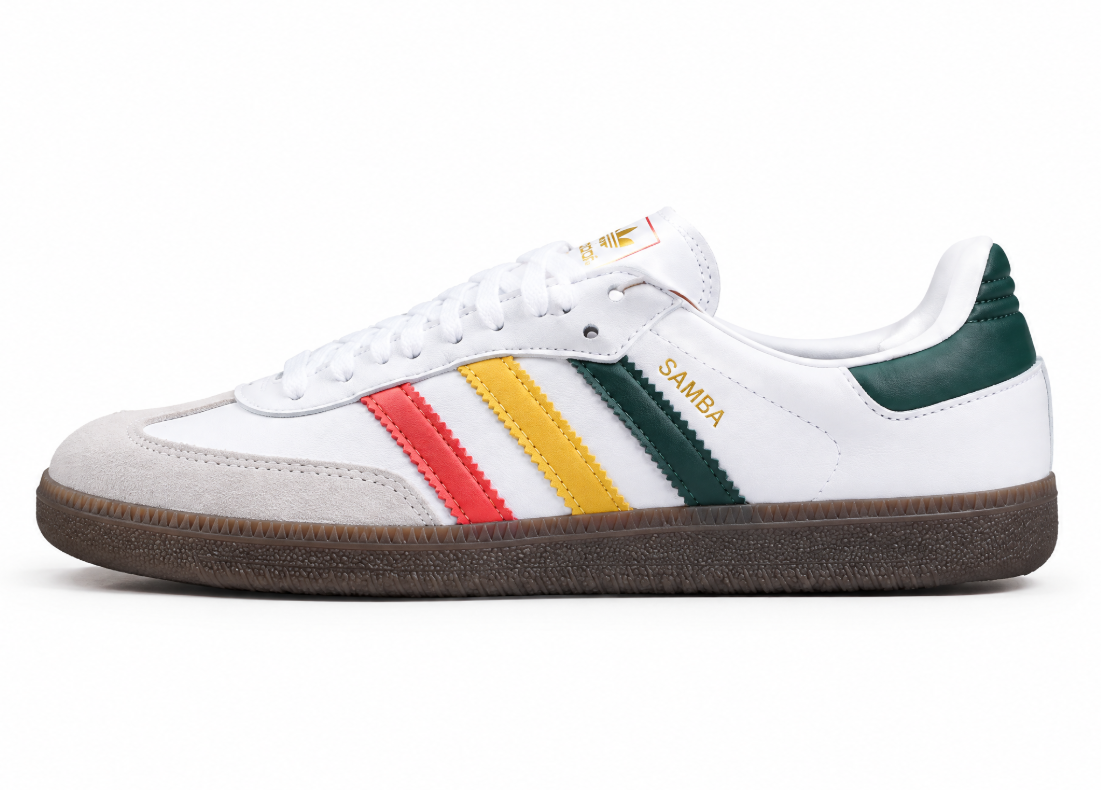 Adidas Samba Og White Rasta IH3118