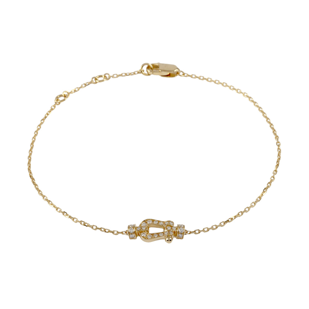 FRED Force 10 Precious Bracelet 18K Yellow Gold Diamond 6B1125
