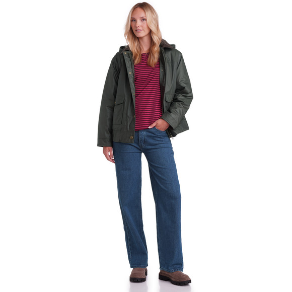 Jonas Nielsen Damen Straight-Jeans mit weitem Bein