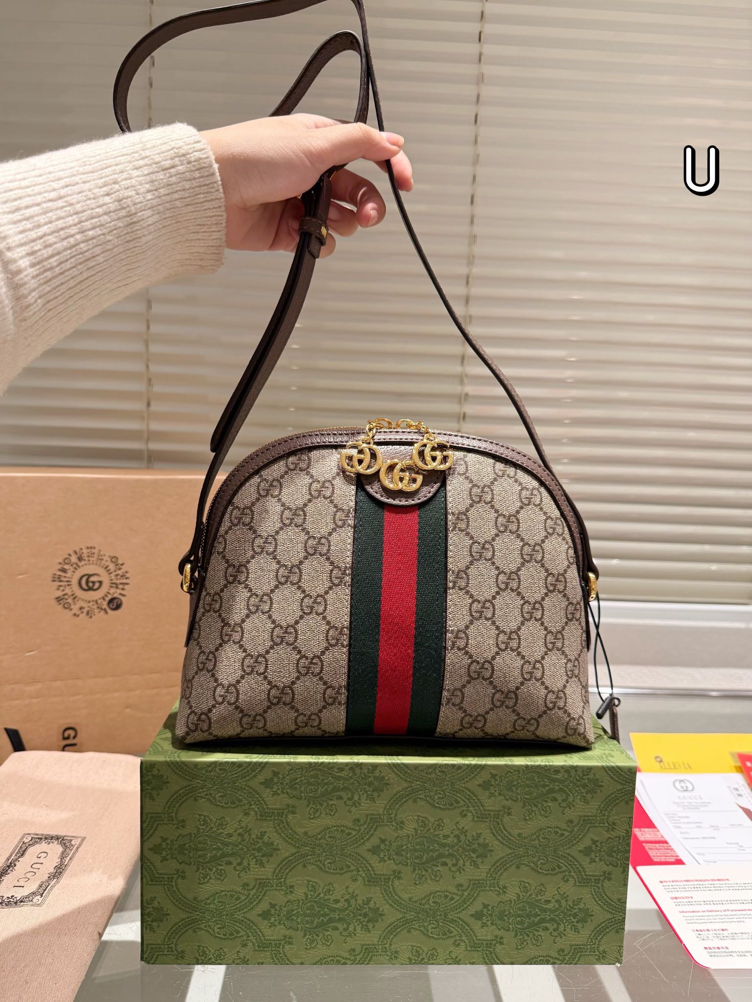 Gucci oidia Shell bag - cnluxepick