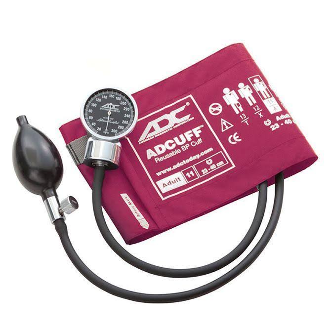 ADC Diagnostix Aneroid Sphyg, Adult, Magenta 700-11AMQ
