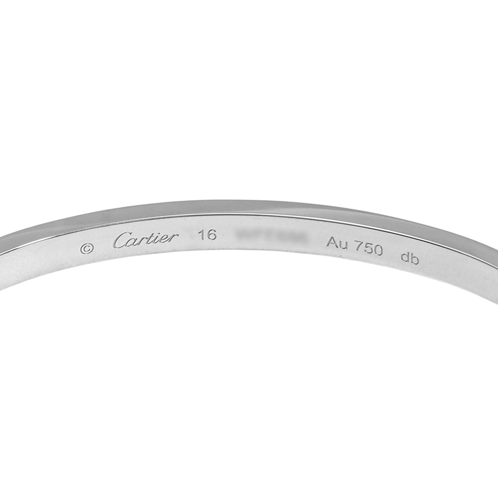 Cartier Love Bracelet 18K White Gold B6079200