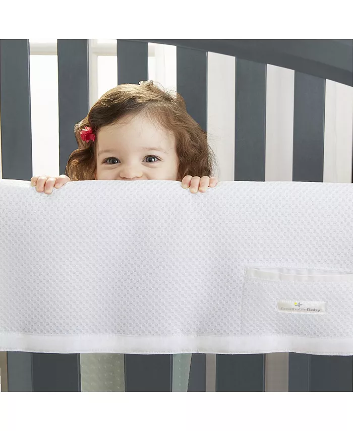 BreathableBaby Breathable Mesh RailGuard Teething Cover - Long Side Panel (1)