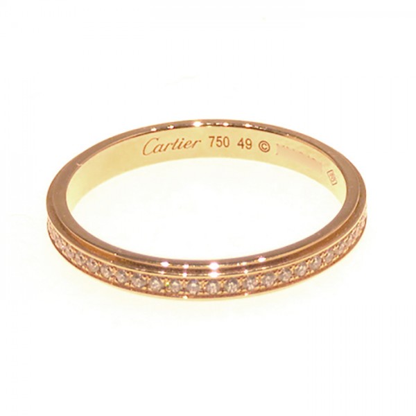 Cartier Damour Full Eternity Ring K18PG Pink Gold Ring