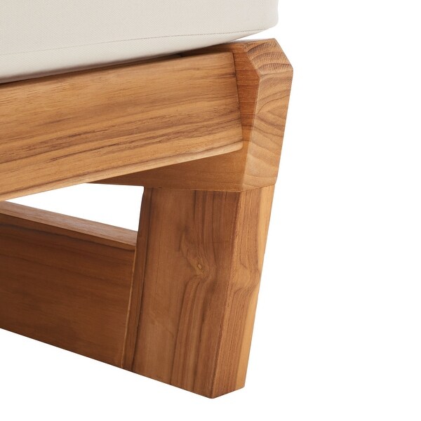 SAFAVIEH Couture Julianne Brazilian Teak Patio Chair
