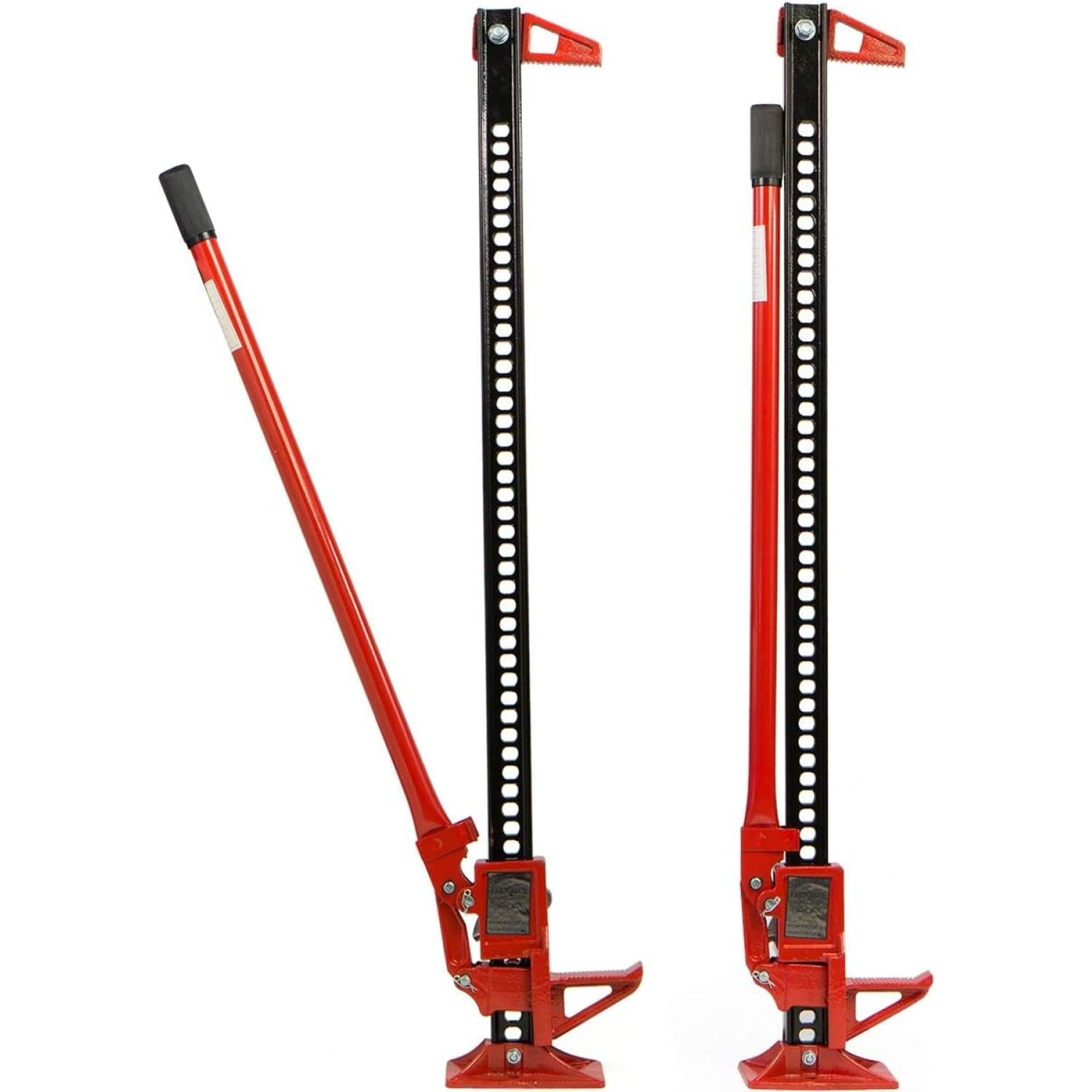 HTYSUPPLY 48'' Universal Farm Jack Tractor Truck Bumper Jack Ratcheting Off Road Trail Jack 3-Ton Capacity Lift Bumper Utility