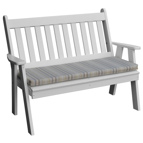 Poly 4' Traditional English Garden Bench