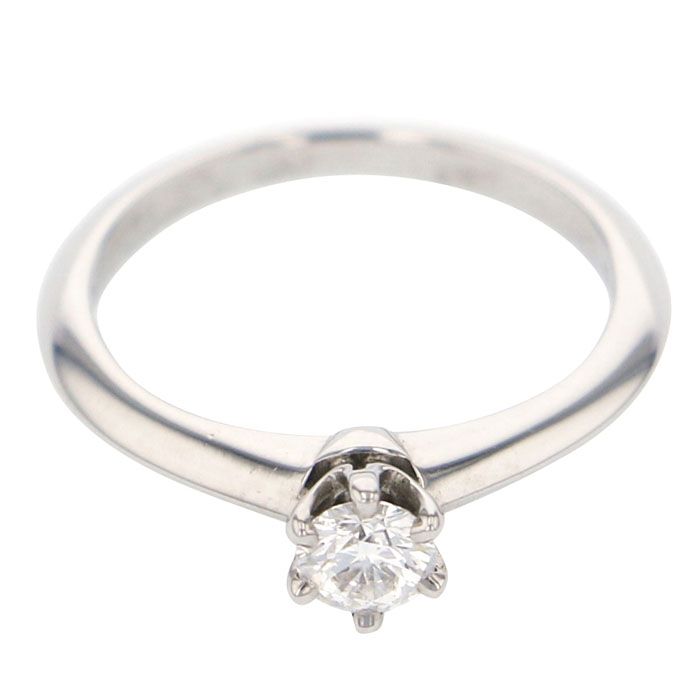 Tiffany & Co. Solitaire Diamond Ring Platinum
