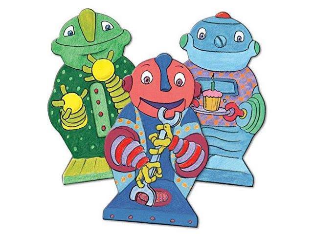 eeBoo Robot and Friends Matching Game