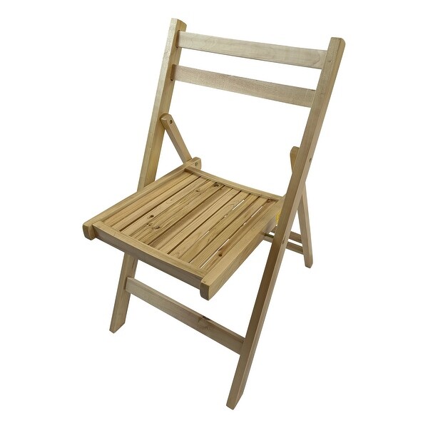 Furniture Slatted Wood Folding Special Event Chair ,Set of 4