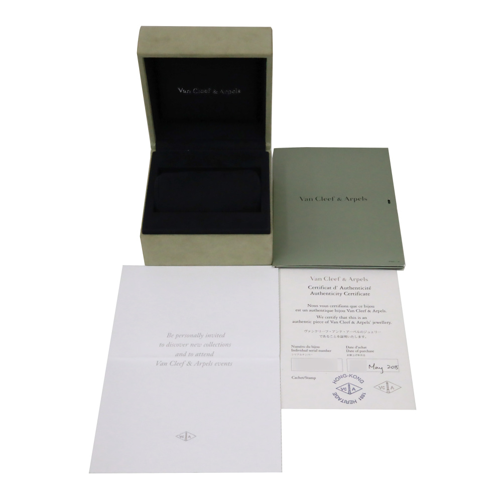 Van Cleef & Arpels Perlée Clovers Bracelet 18K Rose Gold Diamond VCARN5B200