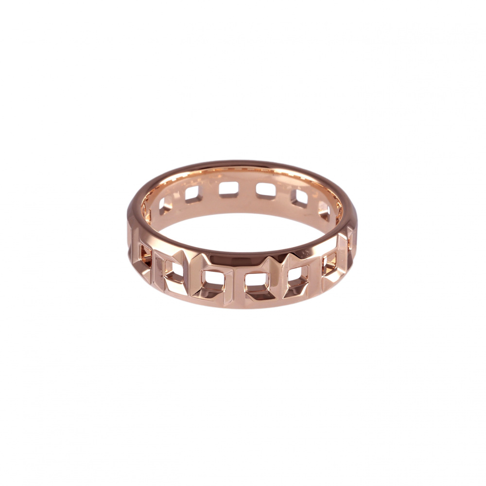 Tiffany & Co. Tiffany T True Wide Ring 18K Rose Gold 63064300