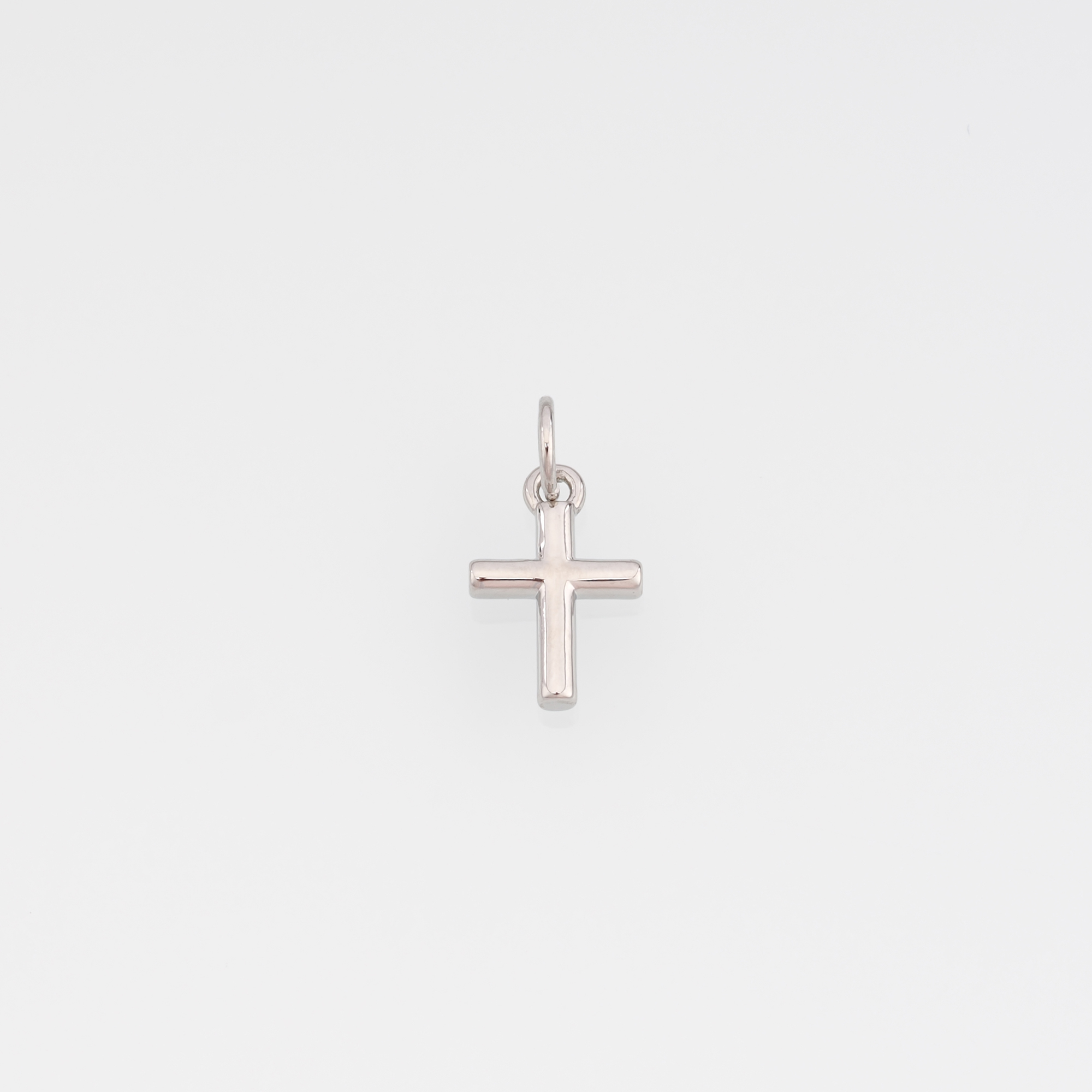 18K Gold Filled Cross Pendant,Religious Charm Earrings Necklace for DIY Jewelry Making Supply